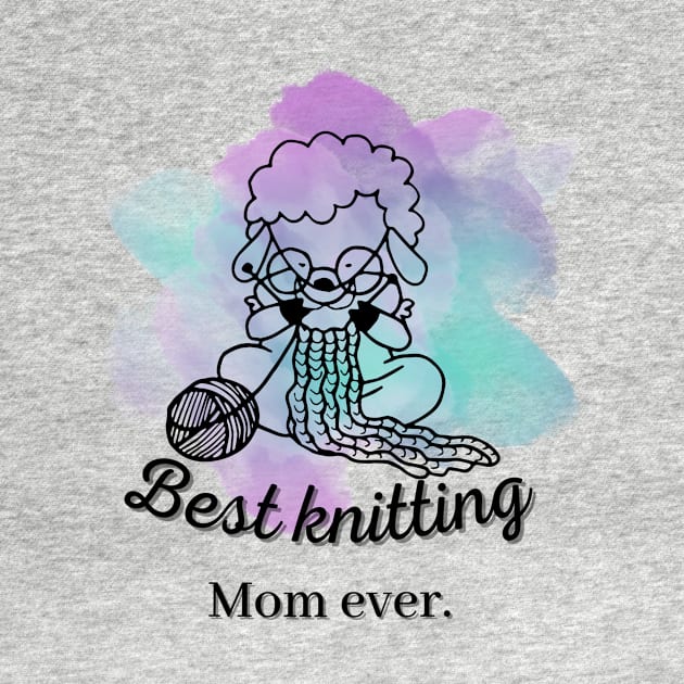 Homage To The Best Knitting Mom Ever Sticker by Prilidiarts